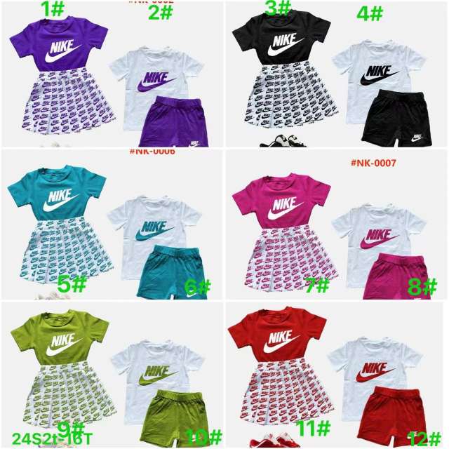 Kids short and shirt set  and kids shirt and dresses set (2T-16T)