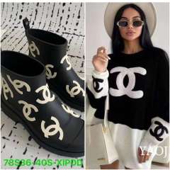 Boots and sweater (36-40）（S-XL）