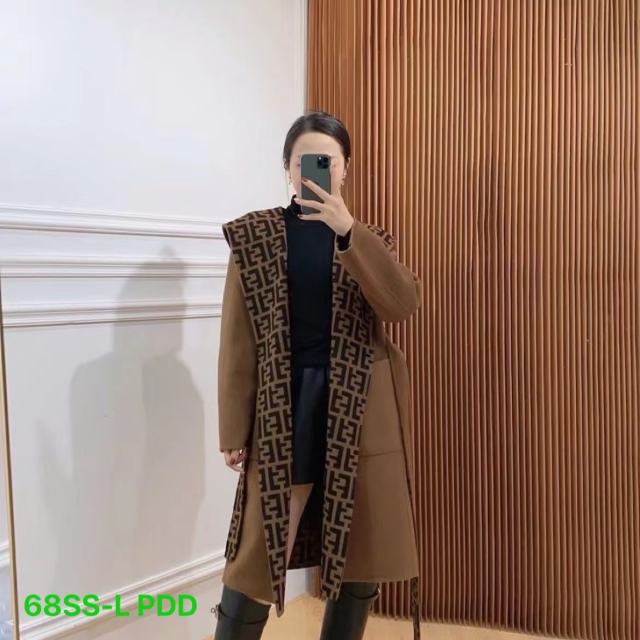 Fleece  Long Coat(S-L)