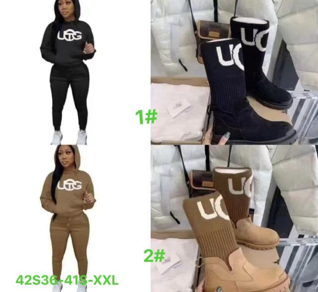 Boots and women sweatsuit (36-41) (S-XXL)
