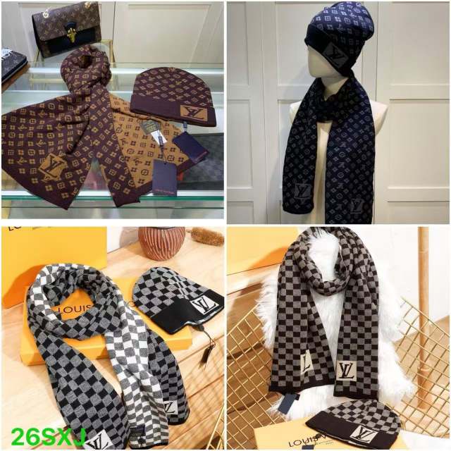 Scarves and beanie