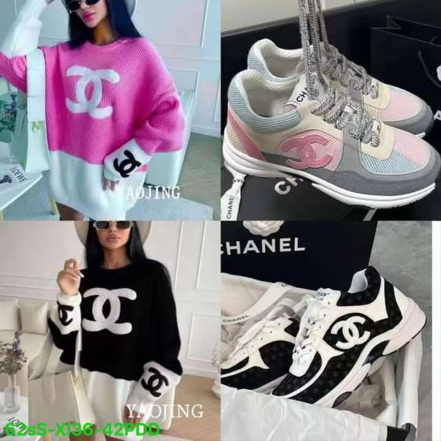 Sweater and sneakers  （S-XL） (36-42）