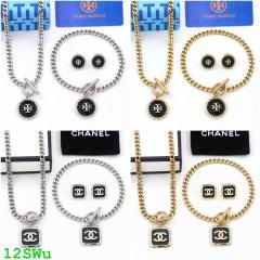 Neacklace , bracelet and earrings set