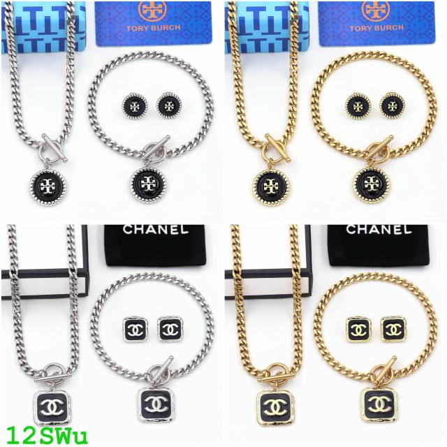 Neacklace , bracelet and earrings set