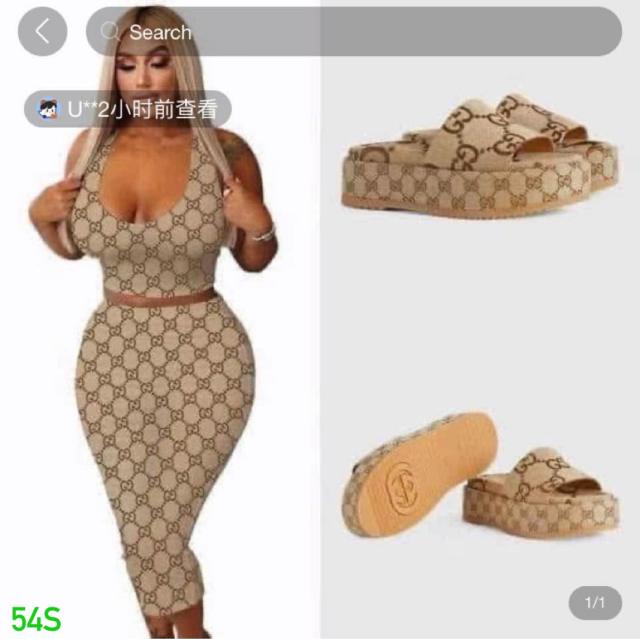 Dresses  and  slippers  (36-43）