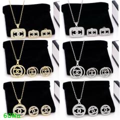 Necklace and earrings set