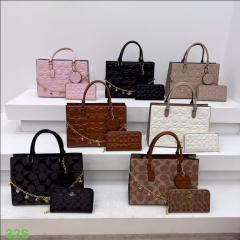 Bag and wallet with charms