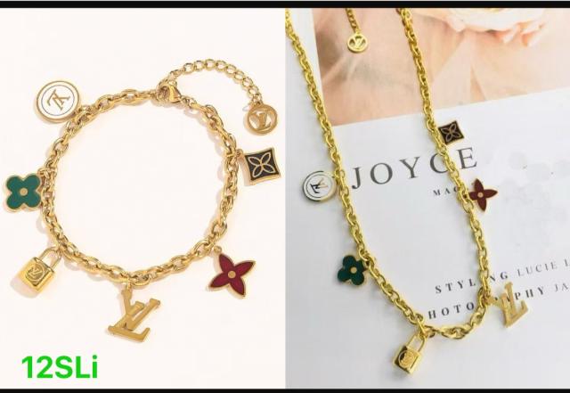 Bracelet and necklace set