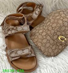 Caps and sandles set(36-42)