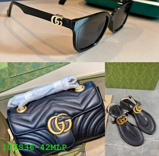 Purses and slippers and glasses set(36-42)