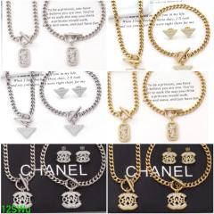 Necklace and earrings and bracelet set