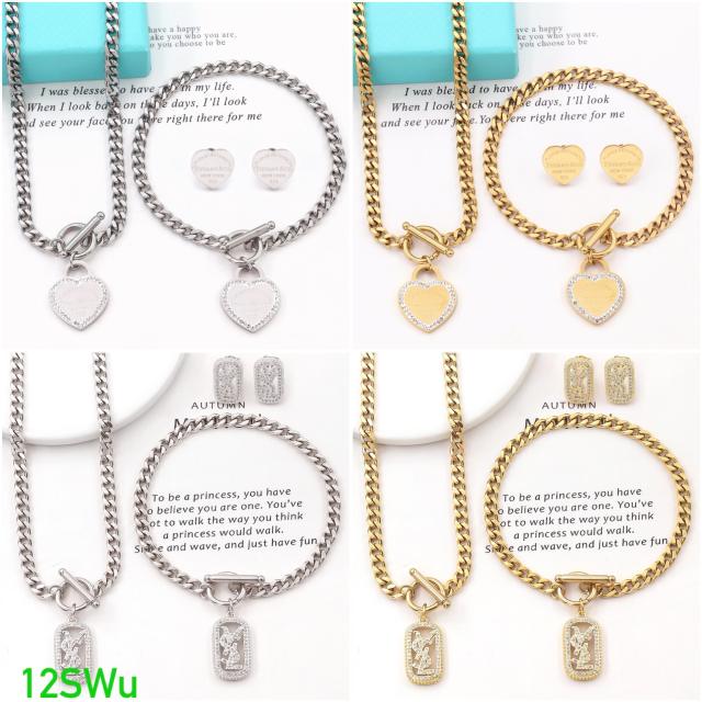 Necklace Bracelets and earrings set