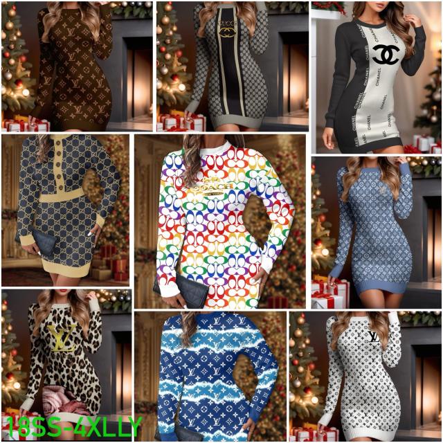 Women sweater dresses （S-4Xl)