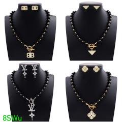 Necklace and earrings set