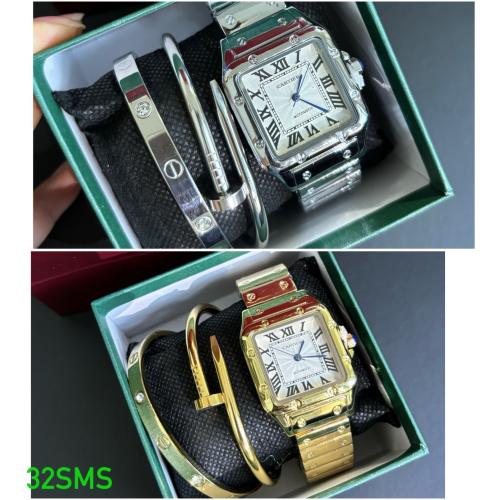 Watches and bracelets set