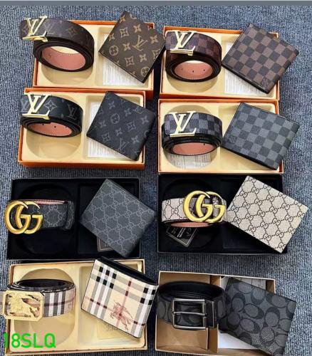 Belts and wallet set