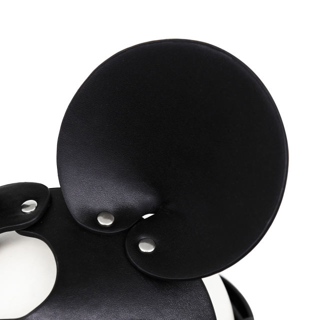 Micky Eye Mask with PU Strap (Black)