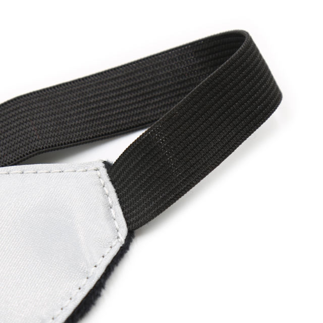Polyester Blindfold with Elastic Strap (Grey)