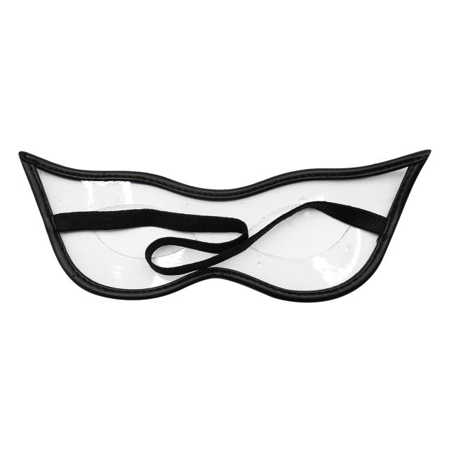 PVC Blindfold with Elastic Strap (Transparent)