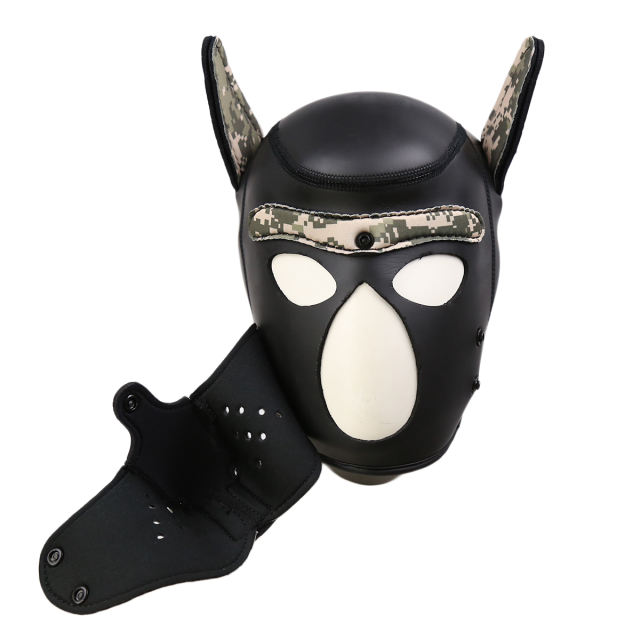 Dog Mask (Black&Camo)