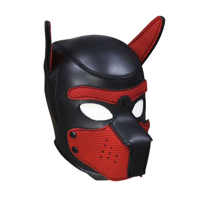 Dog Mask (Black&Red)