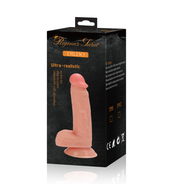 7.87 inch PVC Dildo (Flesh,Red,Pink,Black)