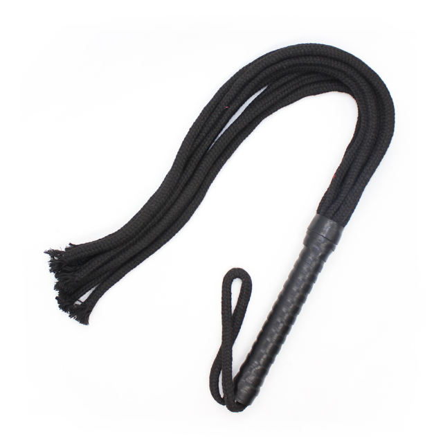 Spanking PU Rope Flogger Bondage Whip With Handle Slave Sex Toys For Couples 