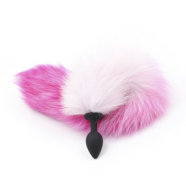 Fox Tail with Silicone Anal Plug