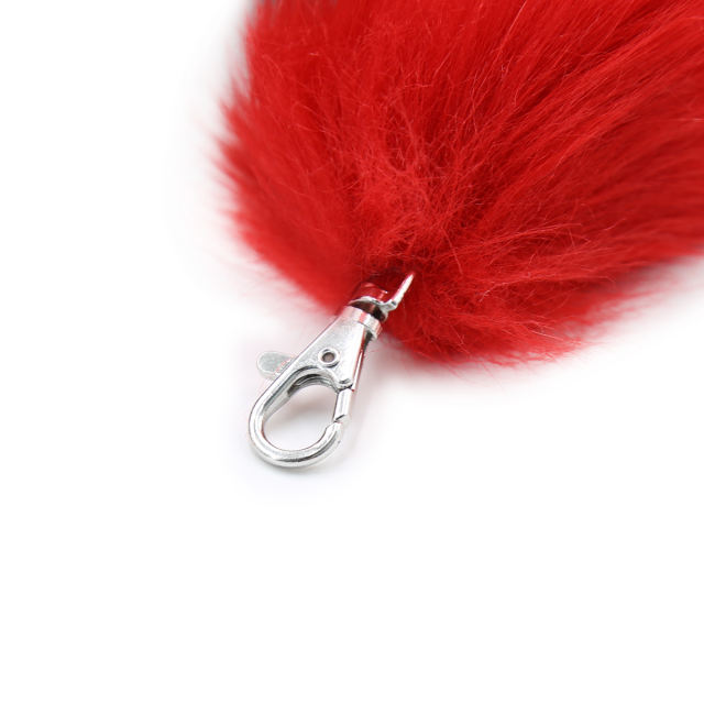 Faux Fur Fox Tail With Metal Anal Plug