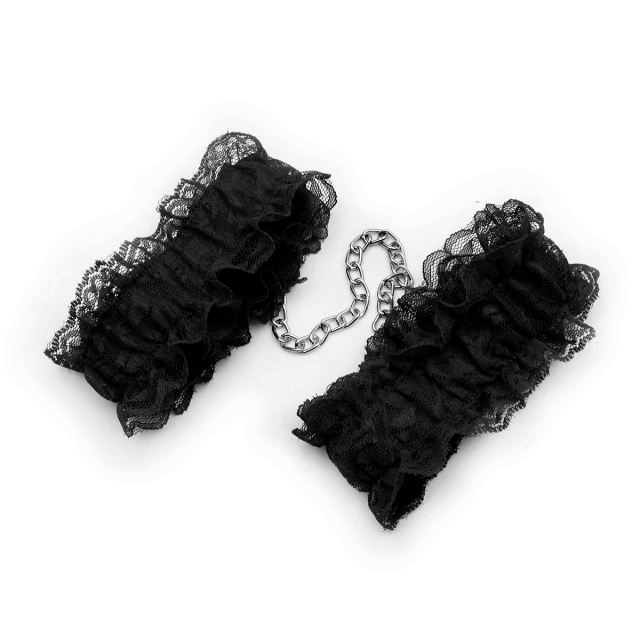 Lace hand ankle cuff