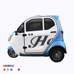 Electric elderly tricycle, enclosed body, 48-60v 18 tuber motor, load 3people
