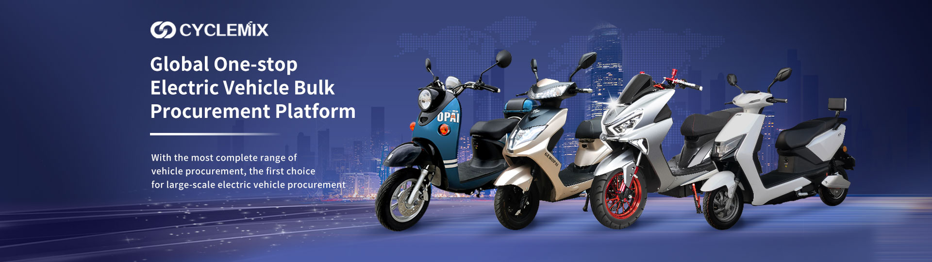 CYCLEMIX Global One-stop BatchProcurement Platform ForElectric Motorcycle