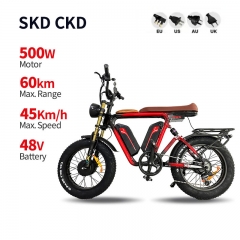 Electric Bicycle V1 500W 48V 16Ah 45km/h