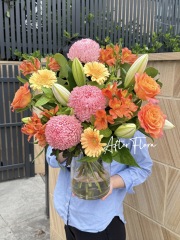 Golden Crush with vase