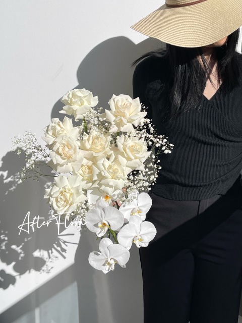 Reflex white & orchid