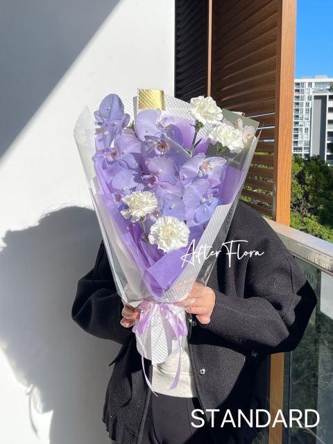 Fancy Orchids Lavender-Blue