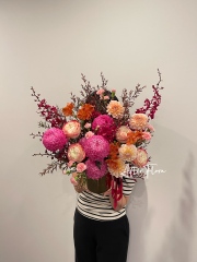 Ruby Pastel Pot Arrangement