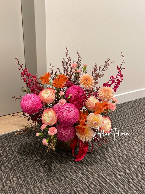 Ruby Pastel Pot Arrangement
