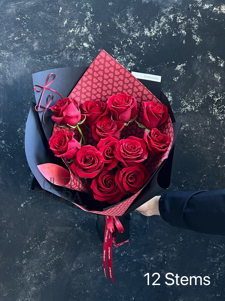Rosy Heart Red