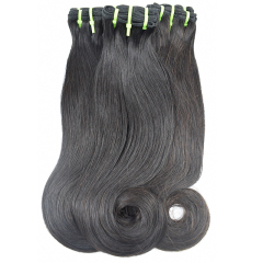 RXHAIR New Arrival Funmi Hook Straight Double Drawn Full Enough Natural Looking From One Donor