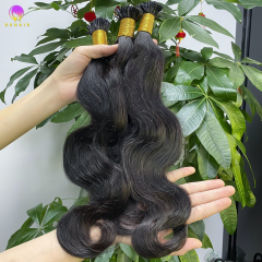 10A Body Wave I-TIP Extensión del cabello Cabello humano virgen sin procesar