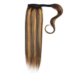 10A 4/27 Highlight Straight Hair Ponytail Cost-Effective Price For Women