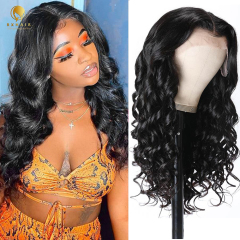 10A Body Wave Lace Front Wigs 180% Densité Réaliste Hairline Human Hair