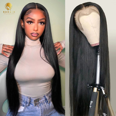 10A Body Wave Lace Front Wigs 180% Densité Réaliste Hairline Human Hair