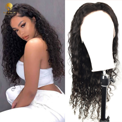 180% Water Wave Lace Frontal Wigs with Baby Hair For Women Pre Plucked