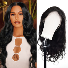 Body Wave Lace Closure handmade Wigs Glueless Invisible Melted Match All Skin Color