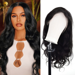 10A Body Wave Lace Front Wigs 180% Densité Réaliste Hairline Human Hair