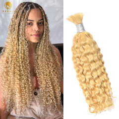 613# Deep Curly Wholesale Hair Vendors Virgin Braiding Human Hair Bulk In Bulk