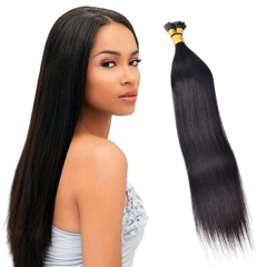 10A Straight I-Tip Hair Extension Raw Virgin Human Hair