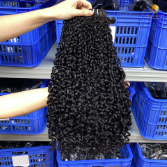 1B-Pixie Curly SDD Raw Hair Bundles Wholesale Hair Weave Bundles